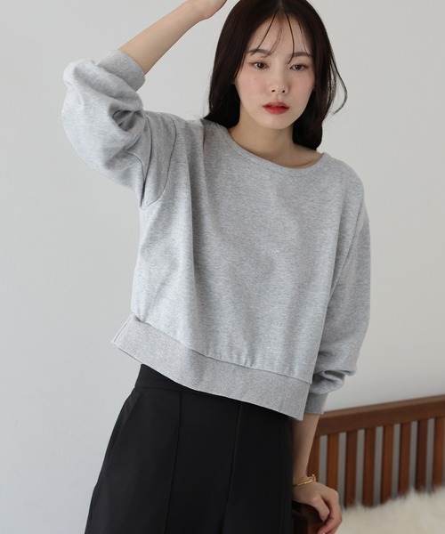 BLUEEAST（ブルーイースト）の「バックリボンスウェット（スウェット・レディース・ホワイト/グレー/ブラック・MEDIUM）」の20枚目の写真