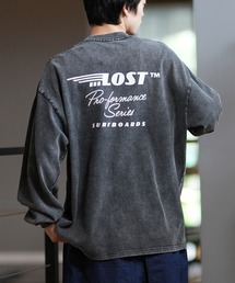 【ムラサキスポーツ限定】lost/ロスト ロンTee/コットンTee バックプリント オーバーサイズ ユニセックス L24F2202