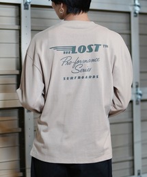 【ムラサキスポーツ限定】lost/ロスト ロンTee/コットンTee バックプリント オーバーサイズ ユニセックス L24F2202