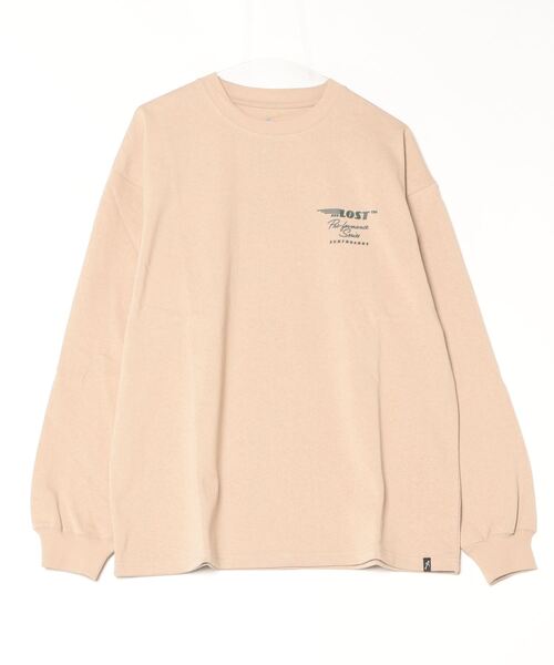 lost(ロスト)の「【ムラサキスポーツ限定】lost/ロスト ロンTee/コットンTee バックプリント オーバーサイズ ユニセックス L24F2202(Tシャツ/カットソー・メンズ・スミクロ/グレイッシュベージュ・M/L/XL)」の17枚目の写真