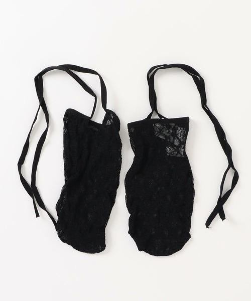 Nia(ニア)の「Nia(ニア)/レースアップミドルソックス(ソックス/靴下・レディース・ホワイト/ブラック・FREE)」の11枚目の写真