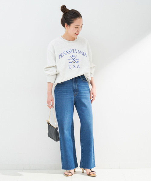 Arnold Palmer（アーノルドパーマー）の「Arnold Palmer/アーノルド パーマー 別注 graphic sweat（Tシャツ/カットソー・レディース・グリーン/ブラウン/レッド/グレー/パープル・LARGE/MEDIUM）」の7枚目の写真