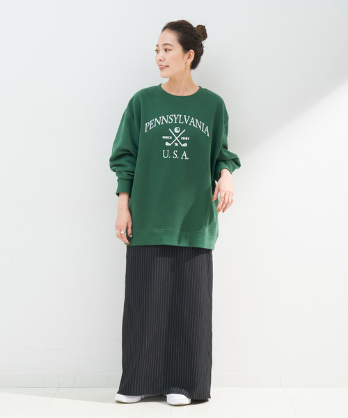 Arnold Palmer（アーノルドパーマー）の「Arnold Palmer/アーノルド パーマー 別注 graphic sweat（Tシャツ/カットソー・レディース・グリーン/ブラウン/レッド/グレー/パープル・LARGE/MEDIUM）」の21枚目の写真