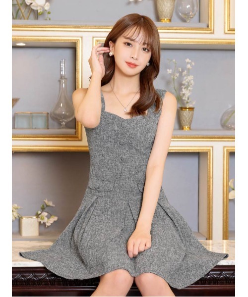 【 】ティアード ボタンフロント ミディドレス de3417_01ivory.jpg