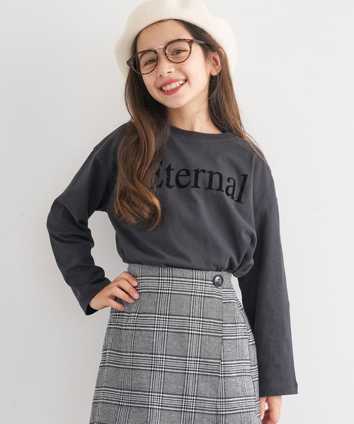 coca（coca）（コカ）の「【WEB限定セール】キッズ 親子お揃いフロッキーロゴロンT（Tシャツ/カットソー・キッズ・C/A/B/D・120/150/140/130）」の3枚目の写真