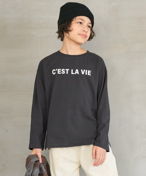 coca（coca）（コカ）の「【WEB限定セール】キッズ 親子お揃いフロッキーロゴロンT（Tシャツ/カットソー・キッズ・C/A/B/D・120/150/140/130）」の4枚目の写真