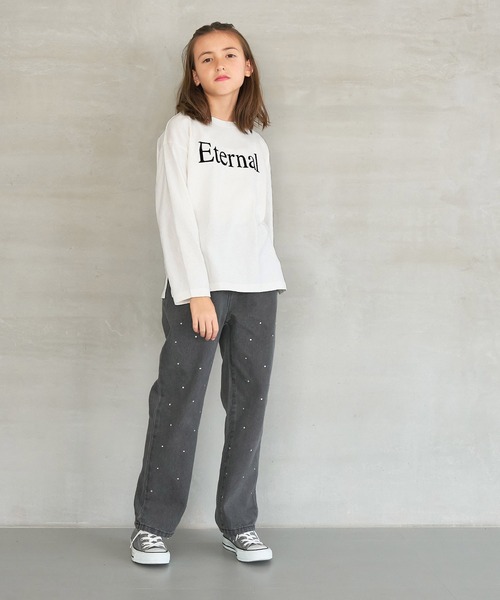 coca（coca）（コカ）の「【WEB限定セール】キッズ 親子お揃いフロッキーロゴロンT（Tシャツ/カットソー・キッズ・C/A/B/D・120/150/140/130）」の8枚目の写真