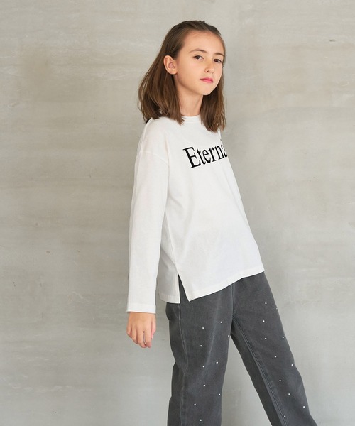 coca（coca）（コカ）の「【WEB限定セール】キッズ 親子お揃いフロッキーロゴロンT（Tシャツ/カットソー・キッズ・C/A/B/D・120/150/140/130）」の9枚目の写真