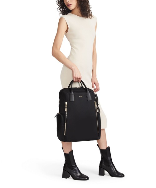 TUMI（トゥミ）の「VOYAGEUR 「アトランタ」バックパック（A4/PC17インチまで対応）（バックパック/リュック・レディース・ブラック×グレー・FREE）」の2枚目の写真