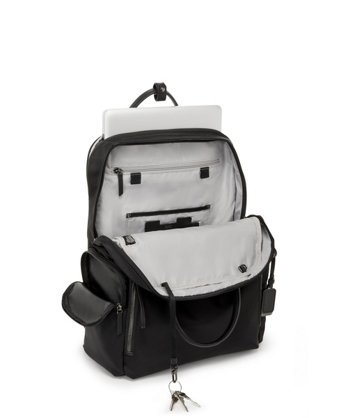 TUMI（トゥミ）の「VOYAGEUR 「アトランタ」バックパック（A4/PC17インチまで対応）（バックパック/リュック・レディース・ブラック×グレー・FREE）」の3枚目の写真