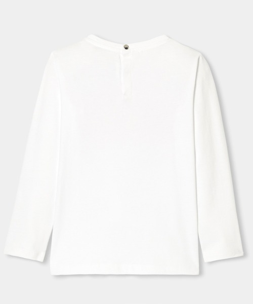 jacadi（ジャカディ）の「プリント入り長袖Tシャツ（Tシャツ/カットソー・キッズ・ホワイト・104/96/116）」の3枚目の写真