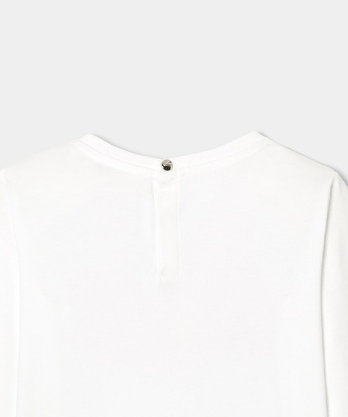 jacadi（ジャカディ）の「プリント入り長袖Tシャツ（Tシャツ/カットソー・キッズ・ホワイト・104/96/116）」の2枚目の写真