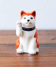 BEAMS JAPAN（ビームス　ジャパン）の「【別注】中外陶園 / まねき犬 右手 3号（インテリア雑貨・オレンジ系）」