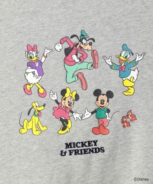 Heather（ヘザー）の「Disney / プリント裏毛スウェット  151542（スウェット・レディース・グレー/アイボリー/ピンク・FREE）」の15枚目の写真