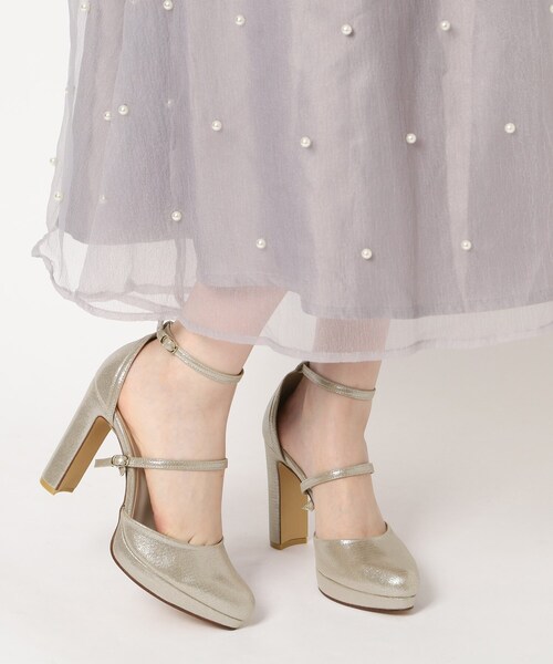 ESPERANZA(エスペランサ)の「3Wayダブルストラップパンプス(パンプス・レディース・ブラック系2/シルバー・22.5cm/23.5cm/24.5cm/23.0cm/24.0cm/22.0cm)」の2枚目の写真