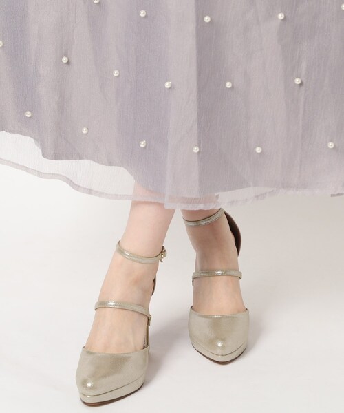 ESPERANZA(エスペランサ)の「3Wayダブルストラップパンプス(パンプス・レディース・ブラック系2/シルバー・22.5cm/23.5cm/24.5cm/23.0cm/24.0cm/22.0cm)」の3枚目の写真