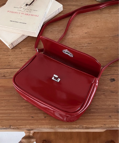 by your closet(バイユアークローゼット)の「ハート ポイント ショルダーバッグ(ショルダーバッグ・レディース・レッド・FREE)」の7枚目の写真