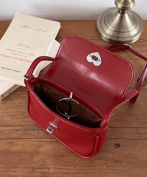 by your closet(バイユアークローゼット)の「ハート ポイント ショルダーバッグ(ショルダーバッグ・レディース・レッド・FREE)」の6枚目の写真