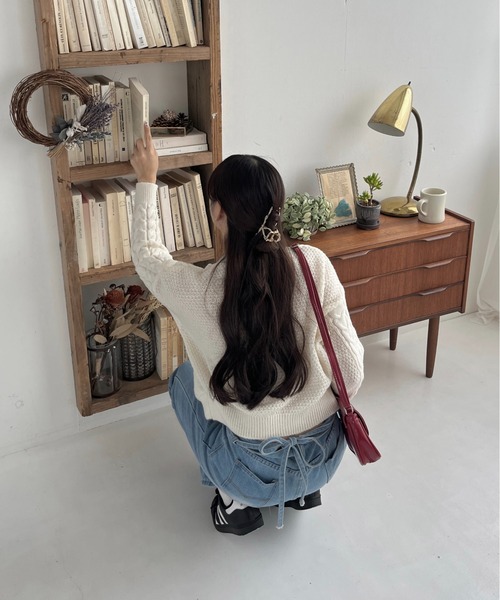 by your closet(バイユアークローゼット)の「ハート ポイント ショルダーバッグ(ショルダーバッグ・レディース・レッド・FREE)」の19枚目の写真