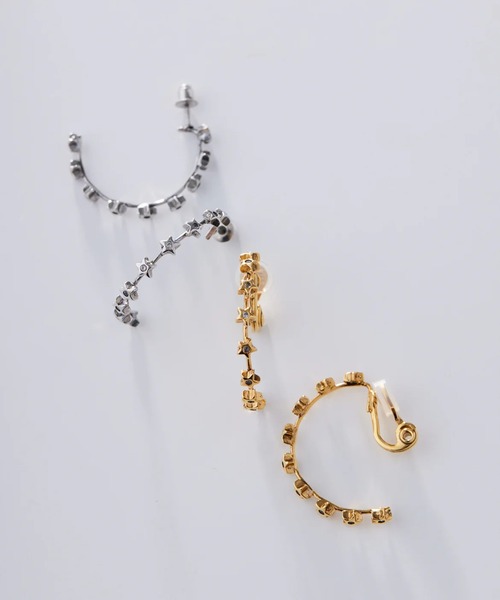 ADER（アデル）の「TINY STAR hoop earring（イヤリング・レディース・ゴールド・フリー）」の9枚目の写真