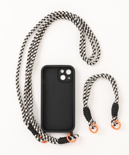 Fun & Daily（ファンアンドデイリー）の「Twin Cord iPhone Case ショルダーストラップアイフォンケース iPhone14 / 15 / 16 / 17 / Plus Pro ProMax Air（スマホケース/カバー・レディース・ブラック/グリーン/ピンク/ホワイト/ベージュ・iPhone 14 Pro/iPhone 14 Pro Max/iPhone 15/iPhone 15 Pro/iPhone 15 Pro Max/iPhone 14/iPhone 16/iPhone 16 Pro/iPhone 16 Pro Max/iPhone 16 Plus/iPhone 15 Plus/iPhone 14 Plus/iPhone 17 Pro/iPhone Air/iPhone 17/iPhone 17 Pro Max）」の7枚目の写真