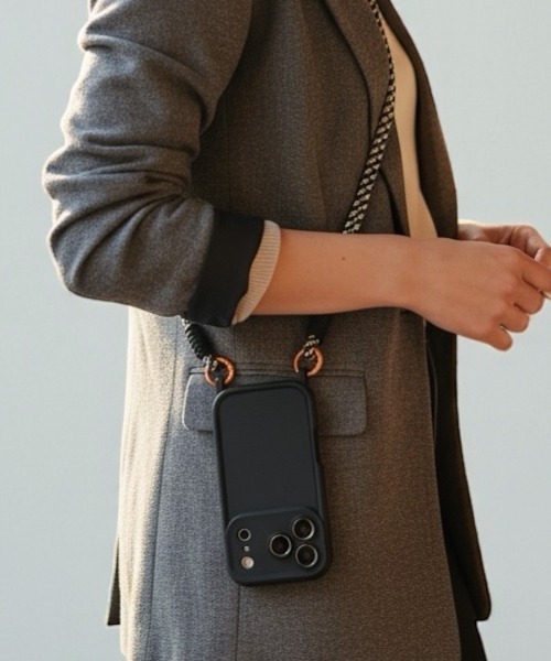Twin Cord iPhone Case ショルダーストラップアイフォンケース