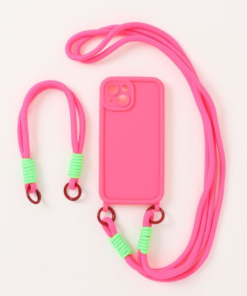 Fun & Daily（ファンアンドデイリー）の「Twin Cord iPhone Case ショルダーストラップアイフォンケース iPhone14 / 15 / 16 / 17 / Plus Pro ProMax Air（スマホケース/カバー・レディース・ブラック/グリーン/ピンク/ホワイト/ベージュ・iPhone 14 Pro/iPhone 14 Pro Max/iPhone 15/iPhone 15 Pro/iPhone 15 Pro Max/iPhone 14/iPhone 16/iPhone 16 Pro/iPhone 16 Pro Max/iPhone 16 Plus/iPhone 15 Plus/iPhone 14 Plus/iPhone 17 Pro/iPhone Air/iPhone 17/iPhone 17 Pro Max）」の8枚目の写真