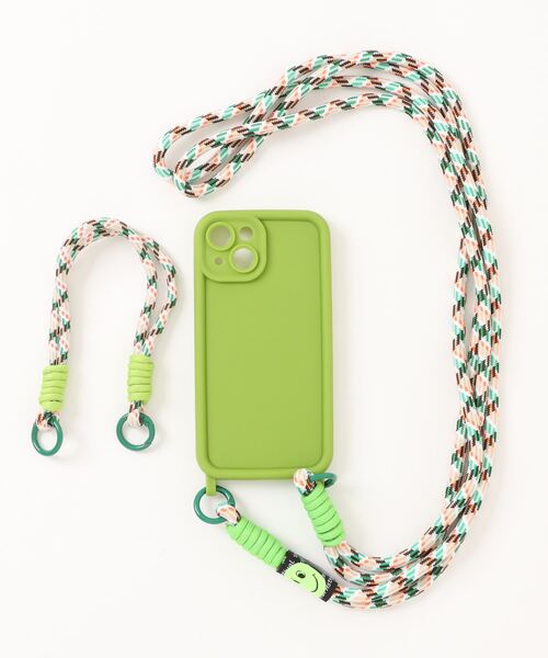 Fun & Daily（ファンアンドデイリー）の「Twin Cord iPhone Case ショルダーストラップアイフォンケース iPhone14 / 15 / 16 / 17 / Plus Pro ProMax Air（スマホケース/カバー・レディース・ブラック/グリーン/ピンク/ホワイト/ベージュ・iPhone 14 Pro/iPhone 14 Pro Max/iPhone 15/iPhone 15 Pro/iPhone 15 Pro Max/iPhone 14/iPhone 16/iPhone 16 Pro/iPhone 16 Pro Max/iPhone 16 Plus/iPhone 15 Plus/iPhone 14 Plus/iPhone 17 Pro/iPhone Air/iPhone 17/iPhone 17 Pro Max）」の9枚目の写真