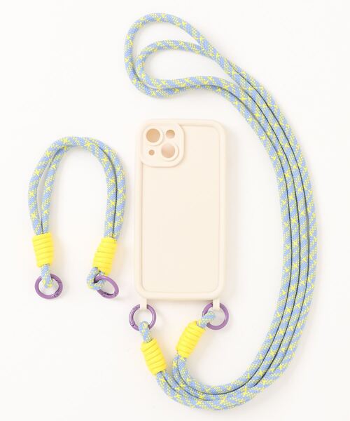 Fun & Daily（ファンアンドデイリー）の「Twin Cord iPhone Case ショルダーストラップアイフォンケース iPhone14 / 15 / 16 / 17 / Plus Pro ProMax Air（スマホケース/カバー・レディース・ブラック/グリーン/ピンク/ホワイト/ベージュ・iPhone 14 Pro/iPhone 14 Pro Max/iPhone 15/iPhone 15 Pro/iPhone 15 Pro Max/iPhone 14/iPhone 16/iPhone 16 Pro/iPhone 16 Pro Max/iPhone 16 Plus/iPhone 15 Plus/iPhone 14 Plus/iPhone 17 Pro/iPhone Air/iPhone 17/iPhone 17 Pro Max）」の10枚目の写真