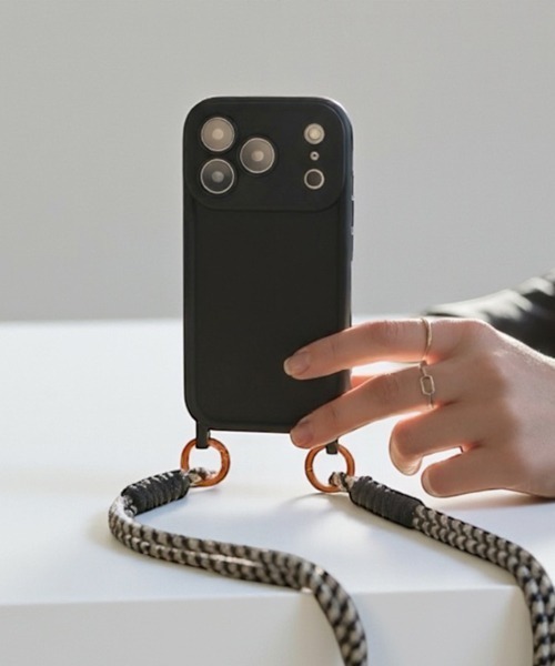 Twin Cord iPhone Case ショルダーストラップアイフォンケース