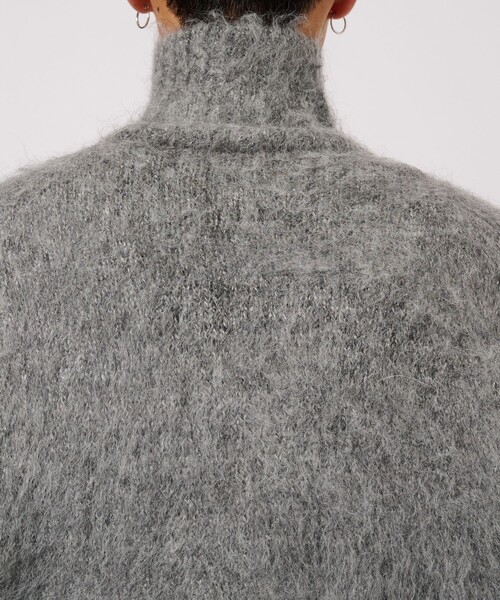 FACCIES/ファッチーズ】SHAGGY DRIVERS KNIT JACKET（ニット/セーター