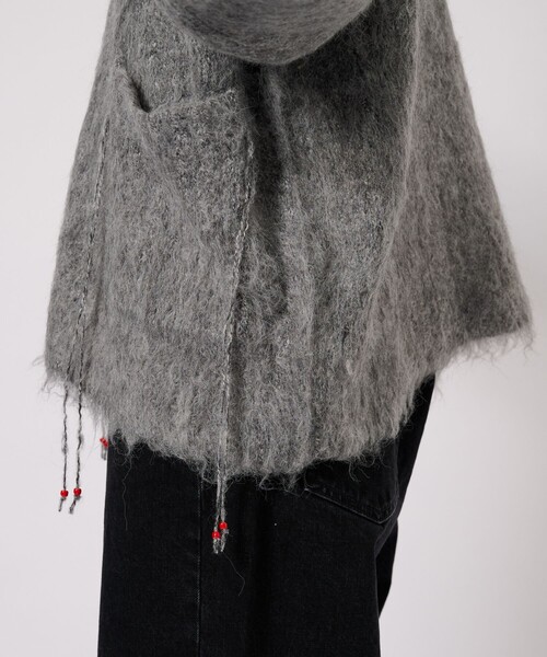 FACCIES/ファッチーズ】SHAGGY DRIVERS KNIT JACKET（ニット/セーター