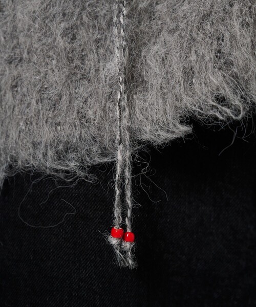 FACCIES/ファッチーズ】SHAGGY DRIVERS KNIT JACKET（ニット/セーター