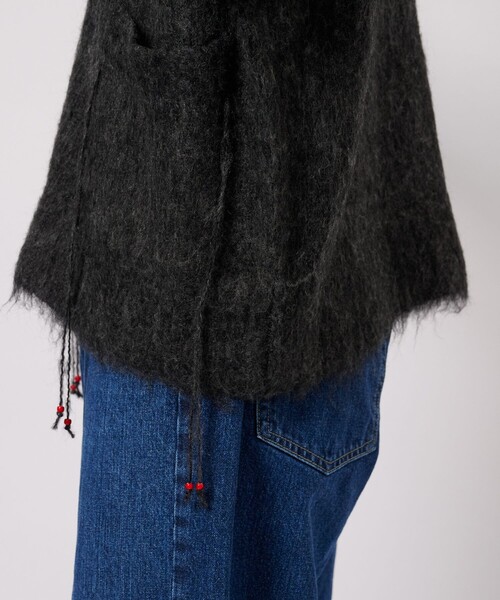 FACCIES/ファッチーズ】SHAGGY DRIVERS KNIT JACKET（ニット/セーター