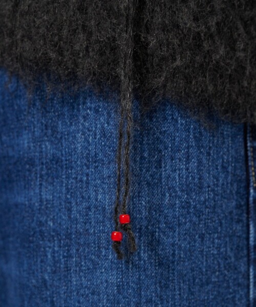 FACCIES/ファッチーズ】SHAGGY DRIVERS KNIT JACKET（ニット/セーター