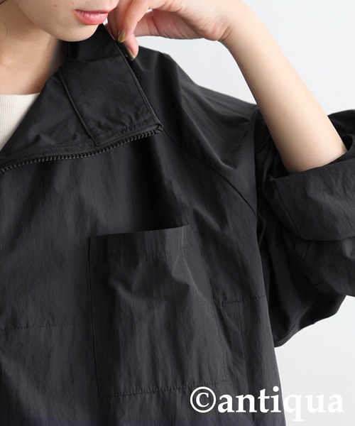 antiqua(アンティカ)の「アシメファスナートップス(その他トップス・レディース・ブラック・ONESIZE)」の3枚目の写真