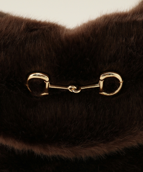 FRAMeWORK(フレームワーク)の「A POINT/アポワン chain strap ecofurバッグ(ハンドバッグ・レディース・ブラウン・FREE)」の16枚目の写真