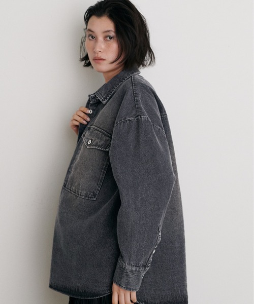 LARUTA｜デニムオーバーシャツ | Rakuten Fashion(楽天
