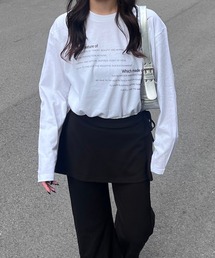 韓国デザインロンT/長袖Tシャツ