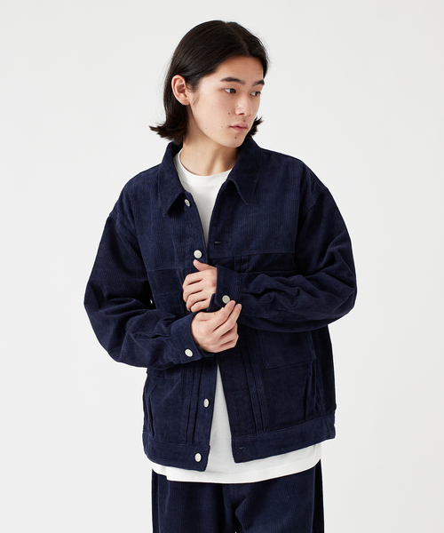【セール】CORDUROY トラッカーブルゾン（ブルゾン）｜B.C STOCK（ベーセーストック）