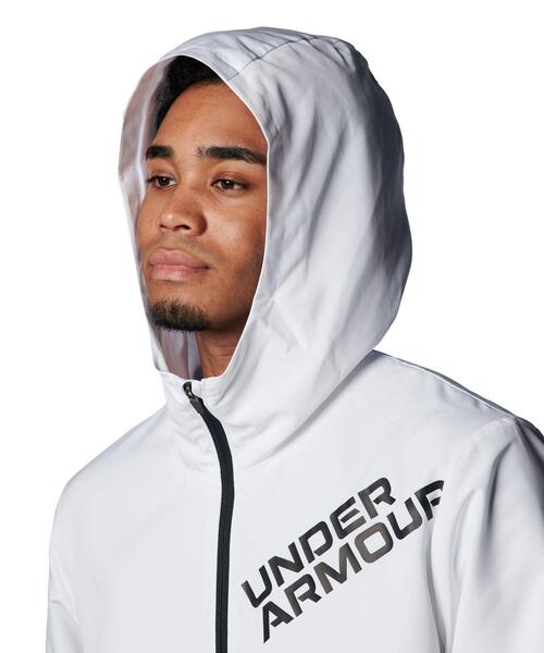 UNDER ARMOUR(アンダーアーマー)の「UAトリコット ラインド ウーブン ジャケット(トレーニング/メンズ)(その他アウター・メンズ・ホワイト・S/L/XL/M/2XL)」の4枚目の写真