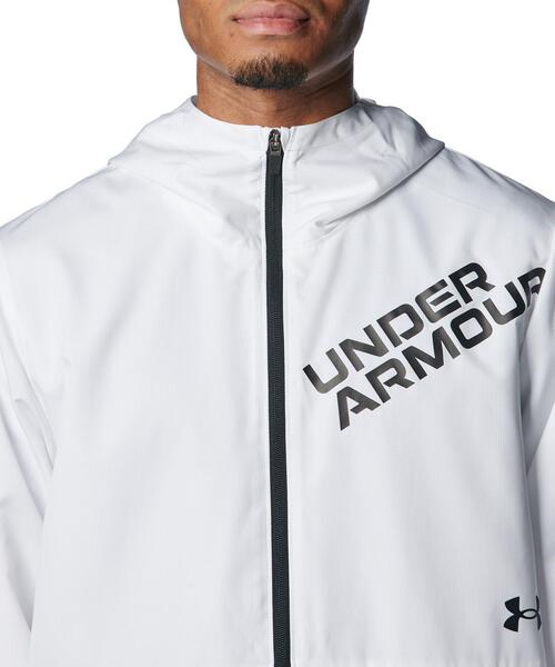 UNDER ARMOUR(アンダーアーマー)の「UAトリコット ラインド ウーブン ジャケット(トレーニング/メンズ)(その他アウター・メンズ・ホワイト・S/L/XL/M/2XL)」の5枚目の写真