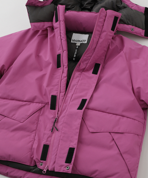 MARMOT CAPITAL(マーモットキャピタル)の「【MARMOT CAPITAL / マーモット キャピタル】WINDSTOPPER LIGHT MAMMOTH JACKET(その他アウター・レディース・ピンク・SMALL)」の4枚目の写真