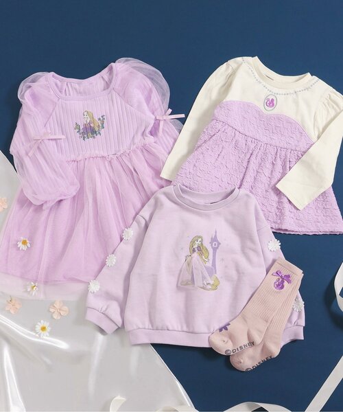 Disney（ディズニー）の「WEB限定 ディズニープリンセス・FROZEN/ハイソックス（ソックス/靴下・キッズ・シルバー/ピンク/ネイビー・12/15 /18/21）」の8枚目の写真