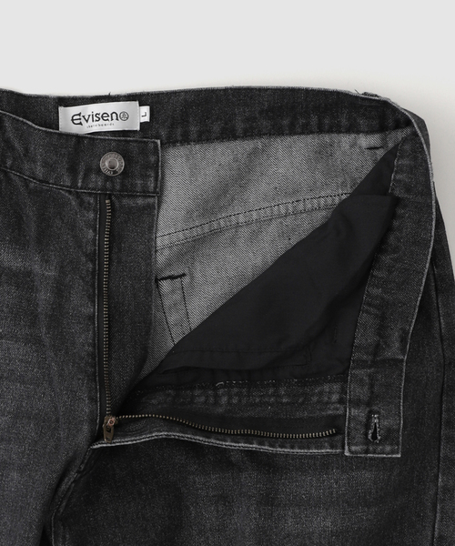 Evisen Skateboards（エビセンスケートボード）の「Evisen skateboards NEW STANDARD DENIM 24（デニムパンツ・メンズ・ブラック・LARGE/MEDIUM）」の4枚目の写真