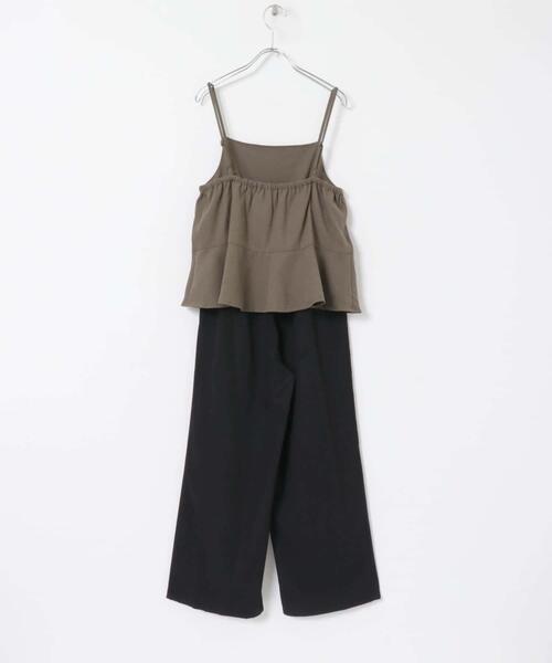 ITEMS URBANRESEARCH(アイテムズ アーバンリサーチ)の「ペプラムキャミオールインワン(ワンピース・レディース・チャコールグレー/カーキ・FREE)」の11枚目の写真