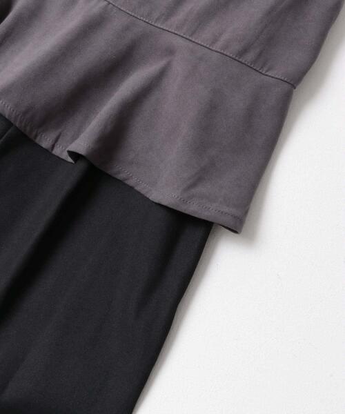 ITEMS URBANRESEARCH(アイテムズ アーバンリサーチ)の「ペプラムキャミオールインワン(ワンピース・レディース・チャコールグレー/カーキ・FREE)」の21枚目の写真