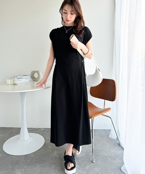 セール】綿100％シンプルモダンデザイン。シルケットアシメタック2WAY