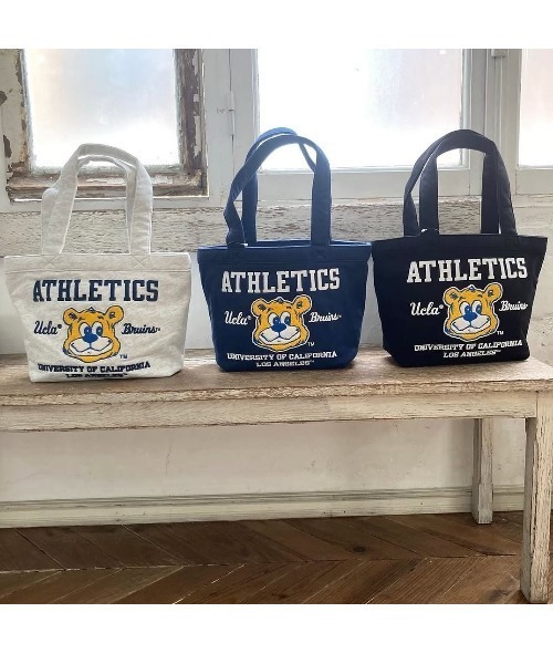 UCLA（ユーシーエルエー）の「【UCLA】刺繍ロゴトートバッグ（トートバッグ・メンズ・ネイビー/ホワイト/ブラック・フリー）」の9枚目の写真
