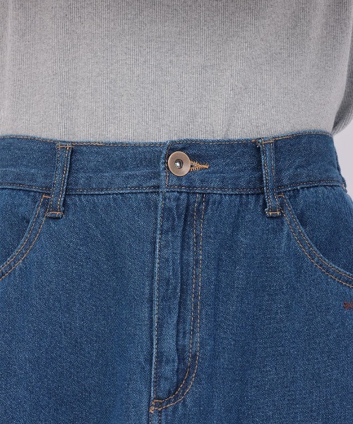 チチカカ(チチカカ)の「デニムカットオフ切替スカート(スカート・レディース・ブラック/ライトブルー/インディゴブルー・FREE)」の14枚目の写真